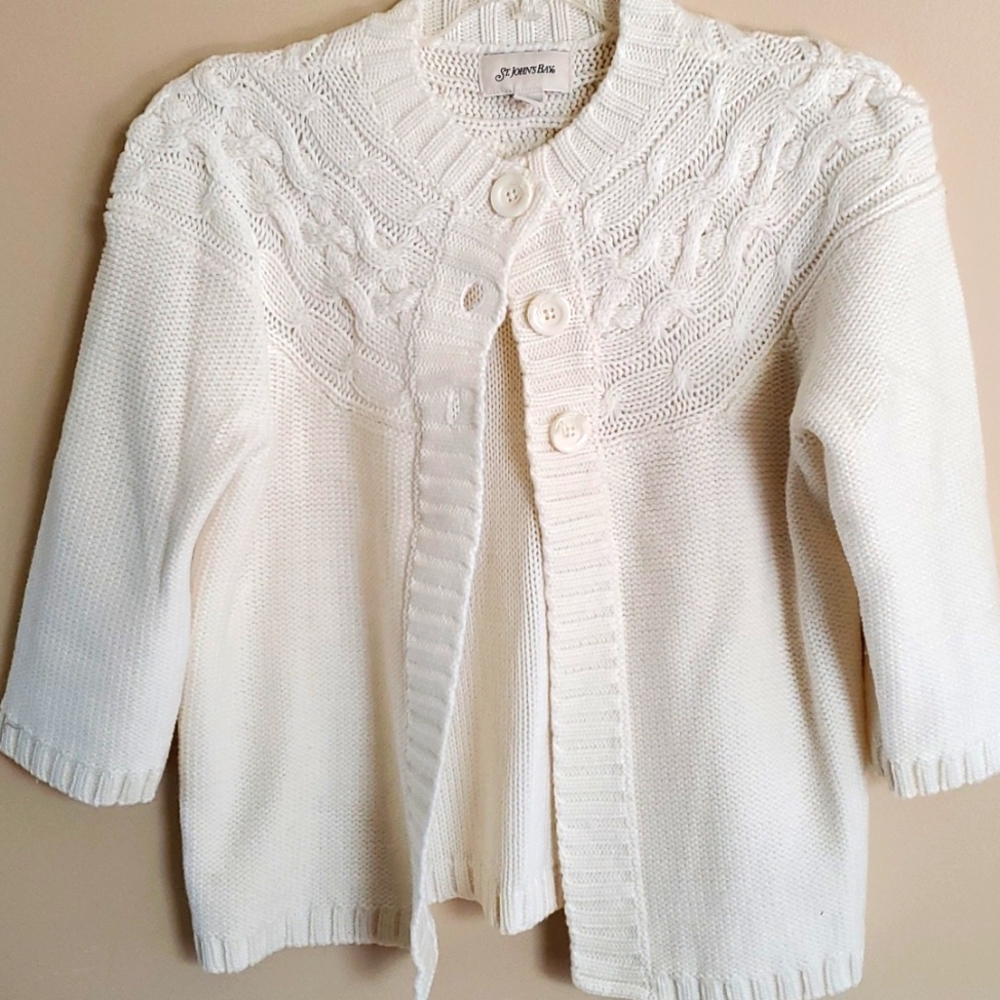 Cream St. John's Bay cardigan
